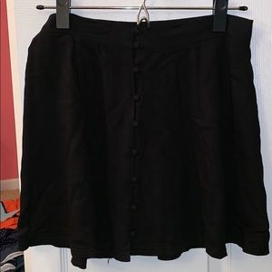 Button up skater skirt